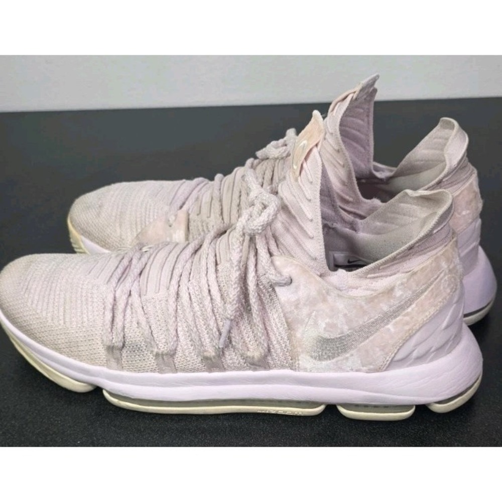 2017 Nike KD 10 "Aunt Pearl" AQ4110-600 Velvet Pink Basketball Sneakers Men 14 - Picture 3 of 7